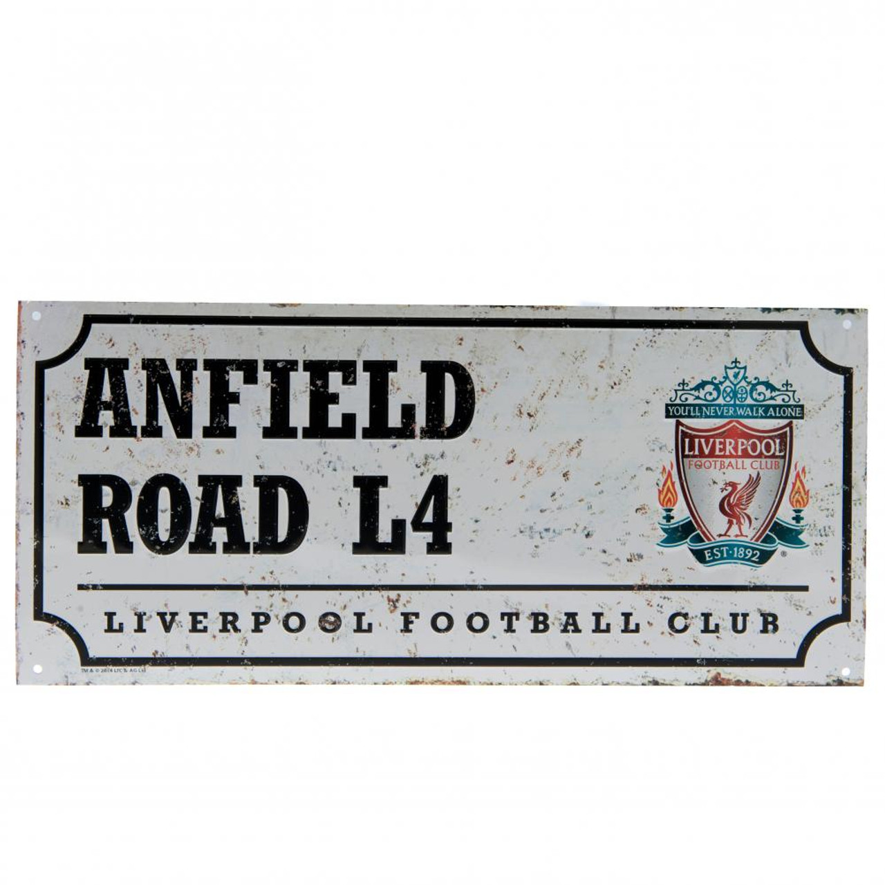 Liverpool FC Street Sign Retro The Woodley Outlet