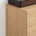 Chest of Drawers 3-Drawer Dresser Storage Organiser with Solid Wood Legs