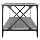 Coffee Table Grey Sonoma 100x50x45 cm Engineered Wood and Iron