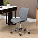 Ergonomic Mid Back Office Chair 360 Swivel Height Adjustable Home Office Grey