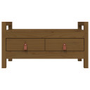 Hall Bench Honey Brown 80x40x43cm