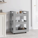 Kitchen Trolley Grey Sonoma 60x45x80 cm Engineered Wood