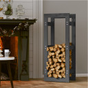 Firewood Rack Grey