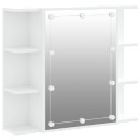 Mirror Cabinet with LED White