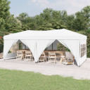 Folding Party Tent with Sidewalls White 3x6m