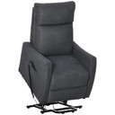 Power Lift Chair, Fabric Electric Recliner with Heavy Duty Motor Remote, Grey