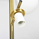 Modern Gold Floor Lamp with Three Lights