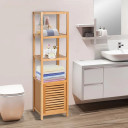 Storage Unit Freestanding Cabinet w/ Shelves Cupboard Organiser Bathroom