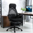 Swivel Office Chair Recliner Lunch Break Chair Adjustable Height w/ Footrest