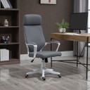 High Back Swivel Office Chair with Lumbar Back Support, Adjustable Height