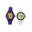 Two Henleys Project Deluxe SUMMERTWIN Women's Purple-White Plastic Watches with Quartz Movement - Ideal Gift Set for Her