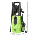 DURHAND Portable Power Washer 1800W, 150 Bar, 510 L/h for Garden, Car, Furniture