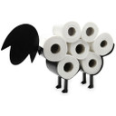 Image: Pukkr Sheep Toilet Roll Holder - A charming and functional bathroom organizer with a capacity for 7 toilet rolls, in a playful sheep design