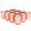 Speckled Tea Light Holders - Set of 12 Rose Gold | M&W