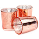 Speckled Tea Light Holders - Set of 12 Rose Gold | M&W