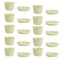 Plastic Plant Pots - Set of 10 Medium | Pukkr