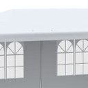 Outsunny White Garden Gazebo Marquee Canopy Party Tent