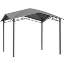 3x3(m) Outdoor Patio Gazebo Pavilion Canopy Tent Steel Frame Grey Outsunny