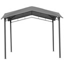3x3(m) Outdoor Patio Gazebo Pavilion Canopy Tent Steel Frame Grey Outsunny