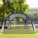 Outdoor Gazebo Event Dome Shelter Party Tent for Garden Outsunny
