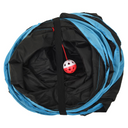 S-shaped Cat Tunnel Black and Blue 122 cm Polyester