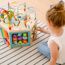 Preschool 7 in 1 Large Educational Wooden Activity Cube