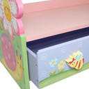 Fantasy Fields Kids Bookcase with Storage & Drawer, Pink Bookshelf for Children