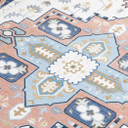 Area Rugs for Bedroom, Vintage Floral Large Carpet, 160x230cm, Blue