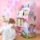 Fantasy Fields Kids Wooden Bookcase 3 Tier & Drawer Magic Garden