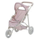 Olivia's Little World Dolls Pram Stroller Pushchair For Baby Dolls Pink