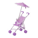 Olivia's Little World Baby Doll Stroller Pushchair & Parasol Purple