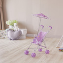 Olivia's Little World Baby Doll Stroller Pushchair & Parasol Purple