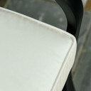Bench Cushion 2 Seater Loveseat Seat Pad Swing Furniture Cream White