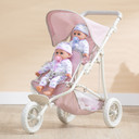 Olivia's Little World Dolls Twin Pram Stroller Pushchair For Baby Dolls