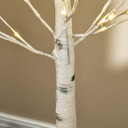 5ft Artificial White Birch Tree Light  96 Warm White Pre-Lit LED Light