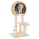 100cm Cat Tree Tower Kitten Climbing Tower W/ Scratching Post Condo  Pawhut