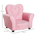 Kids Toddler Sofa Children Armchair Seating Chair Relax Girl Princess Pink