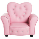 Kids Toddler Sofa Children Armchair Seating Chair Relax Girl Princess Pink