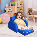 2 In 1 Kids Sofa Armchair Chair Fold Out Flip Open Baby Bed Couch Toddler Sofa