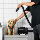 2800W Dog Hair Dryer Pet Grooming Blaster Blower Dryer 3 Nozzles, Black Pawhut