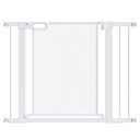 Pressure Fit Safety Gate for Doors, Dog Gate Auto Close, 75-103 cm White PawHut