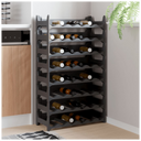 vidaXL Wine Rack for 48 Bottles PP Stackable