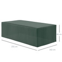 255x142cm Furniture Rectangular Sofa Set Cover Water UV Resistant Oxford Fabric