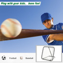 Angle Adjustable Rebounder Net Goal Training Set Football, Baseball HOMCOM