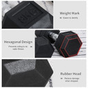 Hexagonal Dumbbells Kit Weight Lifting Exercise for Home Fitness 2x8kg HOMCOM