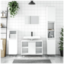 vidaXL Bathroom Cabinet White 30x30x100 cm Engineered Wood