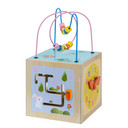 Preschool 5 in 1 Wooden Activity Cube, Educational Toy