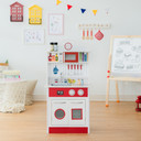 Wooden Kitchen Toy Kitchen With 2 Role Play Accessories