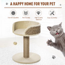 Cat Tree Tower Activity Center Climbing Stand with Scratching Posts Pawhut