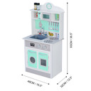 Mint Wooden Toy Kitchen for Little Chefs by Play Kitchen